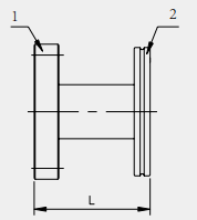 Чертеж Переходник CF-ISO-K (LF)